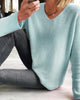 Casual Einfarbiger Damenpullover - Sophie