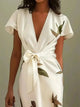 Elin™ - Elegante Wickelkleid mit Blumenmuster