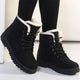 Gemütliche Winterwunderland Schnürstiefel