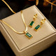 Iselotte Verdain Jewelry emerald | Gold