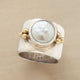 Vintage Pearl Moonstone Ring