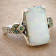 Vintage White Opal Ring