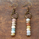 Jasper stone Ethnic circle Earrings