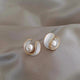 Antoinette Luxe White Opal Earrings