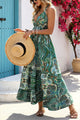 Damen Maxikleid Mit Paisley Print Und Halterneck