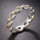 Gold & Silver Chain Ring