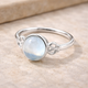 Vintage Halo Moonstone Ring