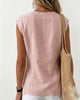 Damen Tanktop Mit V Ausschnitt Und Asymmetrischem Saum