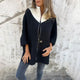 Schicke Bicolor-Langjacke für elegante Lagenoutfits