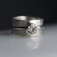 Vintage Silver Ring with Zirconia