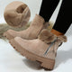 Gemütliche Wildleder-Winterstiefel