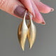 Vintage Small Pod Gold Earrings