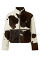 Schicke leichte Jacke mit Leopardenmuster