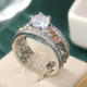 Gold & Silver Crystal Ring