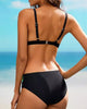 Split-Bikini mit Farbverlauf