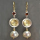 Vintage Exquisite Round White Pearl Earrings