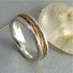Gold Fine Threads Silver-Plated Ring