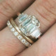 Vintage Turquoise Crystal Ring Set