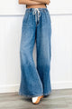 Damen Straight Leg Jeans Mit Waschung Und Hohem Bund