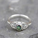 Rainbow Shell Filigree Design Ring