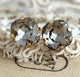Vintage Grey Zirconia Earrings