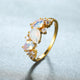 Moonstone Trinity Ring