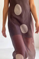 Damen Maxikleid Mit Punkten Und Schulterfreiem Slim Fit