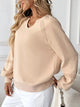 Gemütliches Sweatshirt mit Spitzenbesatz für lässig-schicke Looks