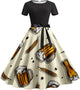 Bierkrug-&-Brezn-Kleid mit Taillenband – Anna Oktoberfest 2026