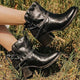 Stilvolle Leder Damen Stiefeletten - Celeste