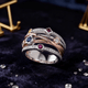 Gold & Silver Multi-Stone Ring