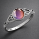 Vintage Violet Moon Ring