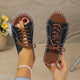 Damen Schnürsandalen Im Vintage-Look