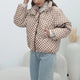 Damen Steppwindjacke mit hohem Kragen