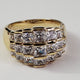 925 Sterling Silver Pyramid Cluster Ring