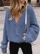 Damen Strickjacke mit Puffärmeln