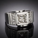 Vintage Silver Zirconia Cubic Ring
