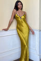 Damen Maxikleid Mit Offenem Rücken Und V Ausschnitt