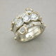 Vintage Zirconia Bright Layered Ring