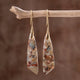 Heavenly Jasper Hook Earrings