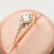 Luxurious Ring with Zirconia in Gold and Silver
