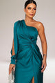 Asymmetrisches Einärmeliges Abendkleid - Joy