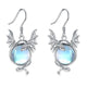 Violet Moonstone Earrings