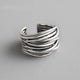 Adjustable Layée Ring made of Silver
