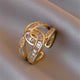 Elegant Shiny Knotted Ring
