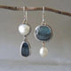 Charming Vintage Blue Stone Earrings