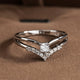 Shiny Ring Made of Sterling Silver Elegant