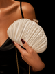 Sirena Pleated Clutch
