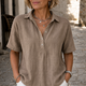Vera | Elegante Bluse mit Kragen und Knöpfen