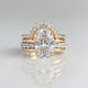 Elegant European Style Stacked Zirconia Diamond Ring
